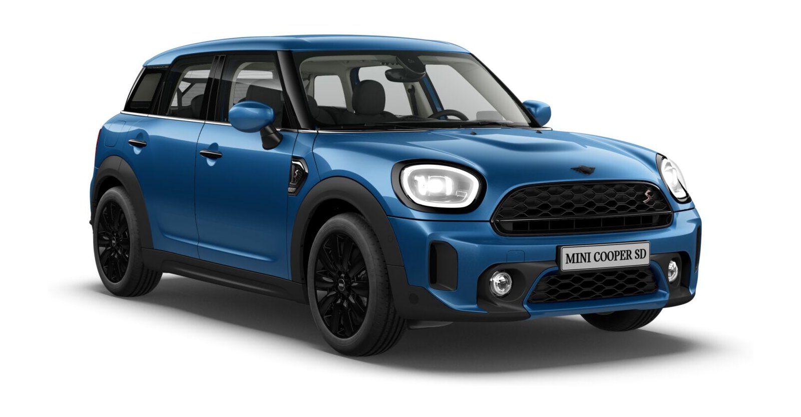 MINI Cooper SD Countryman ALL4 in Blau von vorne MINI Cooper SD Countryman ALL4 in Blau von vorne