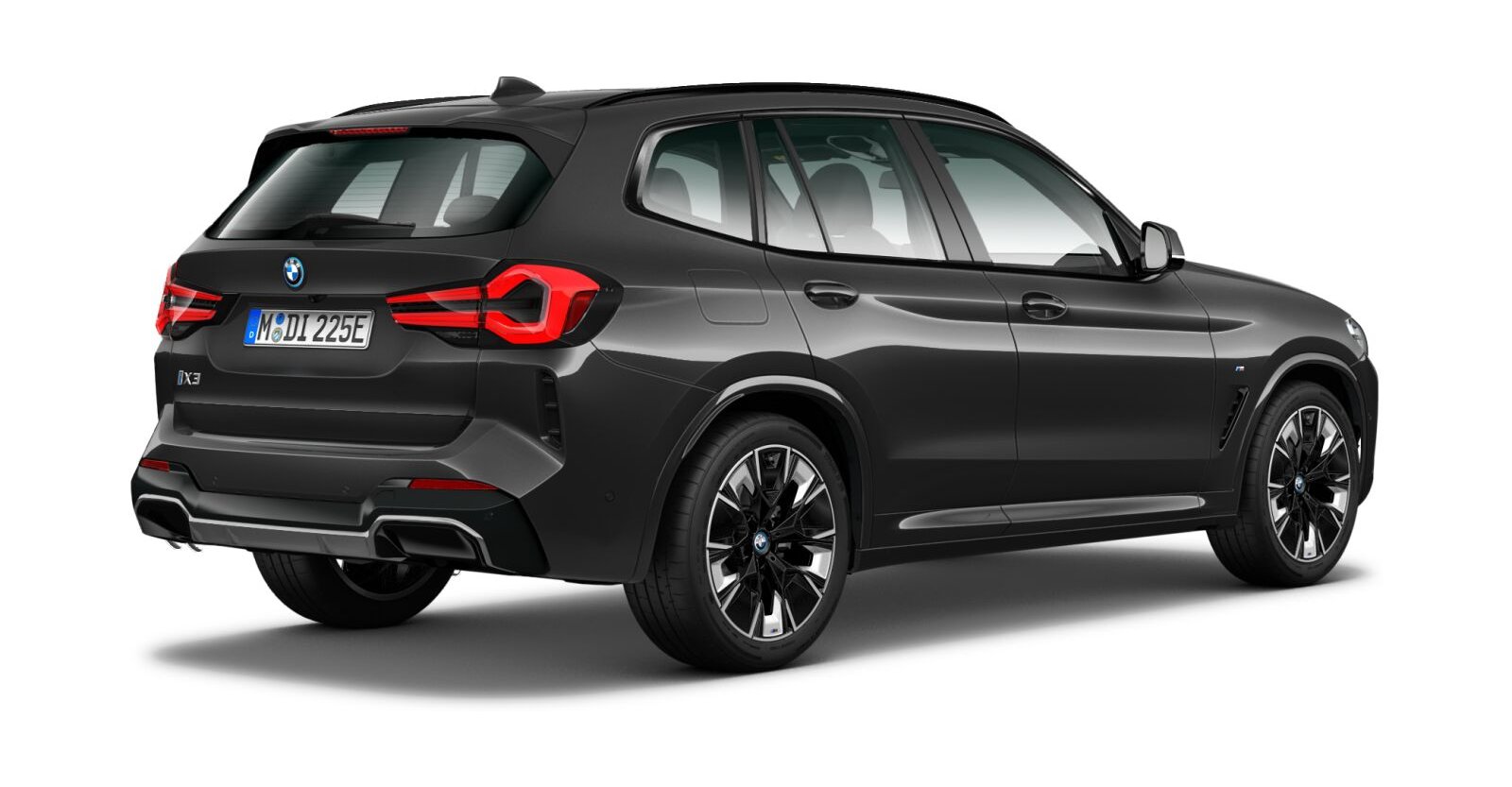 BMW BMW I in Grau von hinten BMW BMW I in Grau von hinten