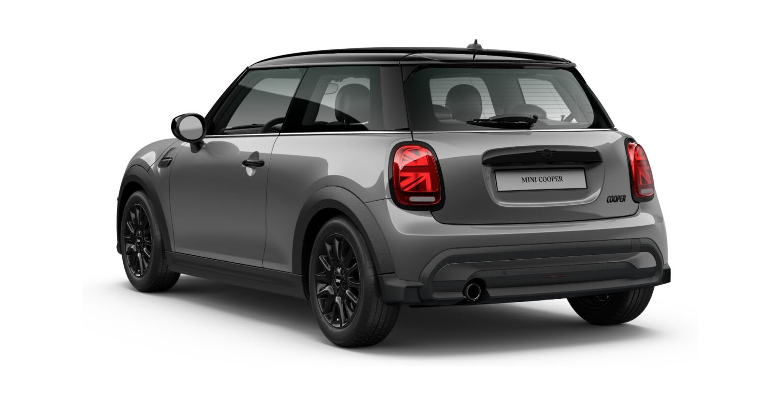 MINI MINI 3-Türer in Grau von hinten MINI MINI 3-Türer in Grau von hinten
