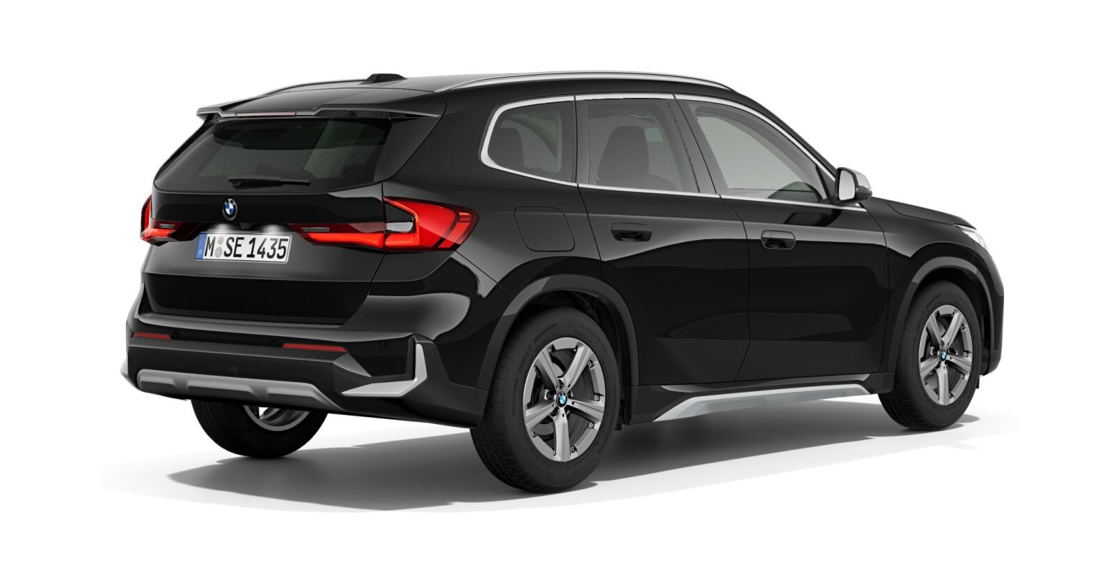 BMW BMW X in Schwarz von hinten BMW BMW X in Schwarz von hinten