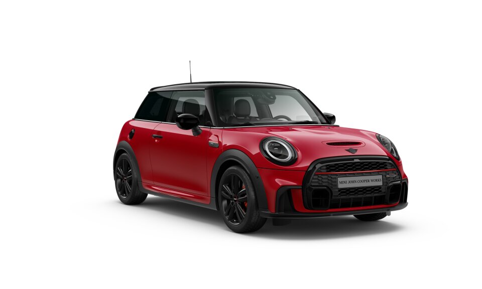 MINI John Cooper Works 3-Türer in Rot von vorne MINI John Cooper Works 3-Türer in Rot von vorne