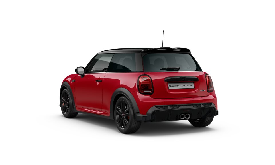 MINI MINI 3-Türer in Rot von hinten MINI MINI 3-Türer in Rot von hinten
