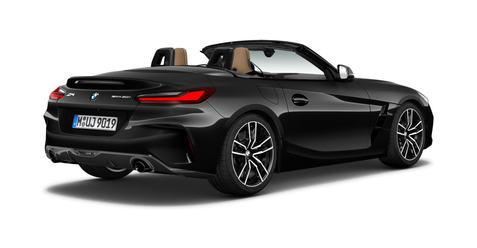BMW BMW Z in Schwarz von hinten