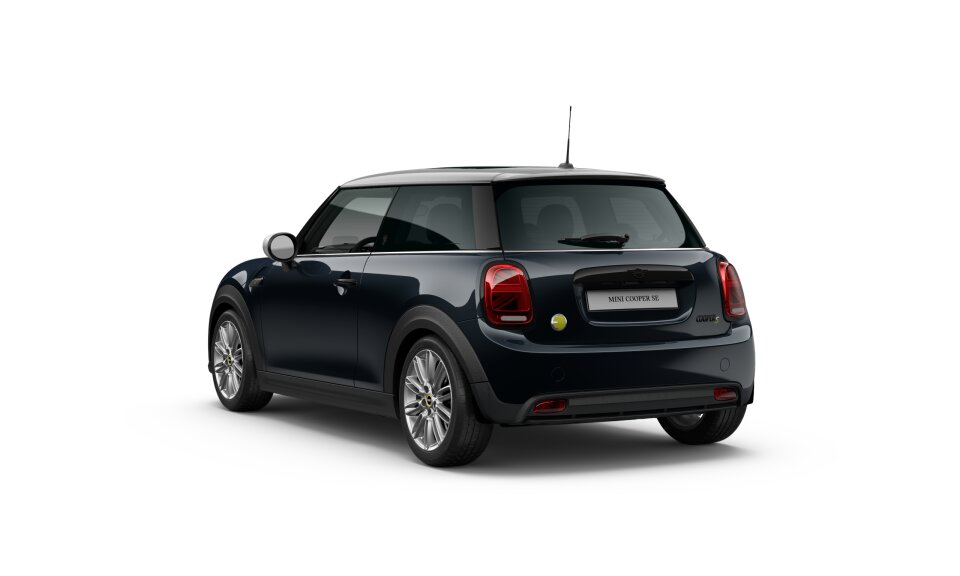 MINI MINI 3-Türer in Schwarz von hinten MINI MINI 3-Türer in Schwarz von hinten
