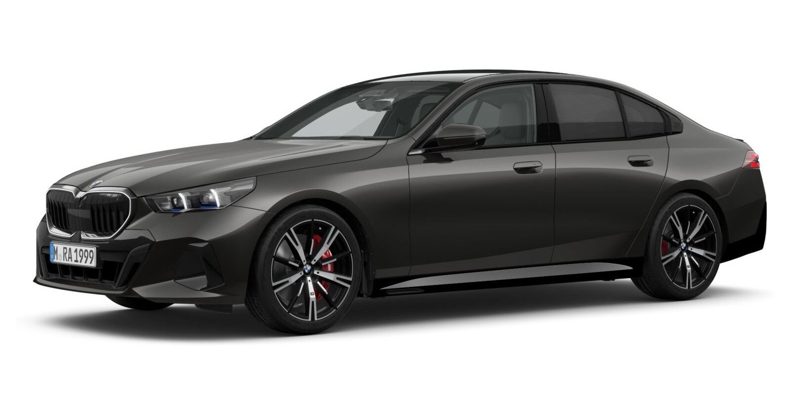 BMW 540d xDrive Limousine in Grau von vorne BMW 540d xDrive Limousine in Grau von vorne