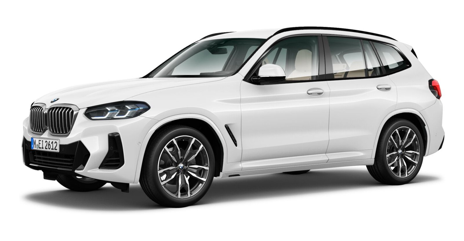 BMW BMW X in Weiß von vorne BMW BMW X in Weiß von vorne