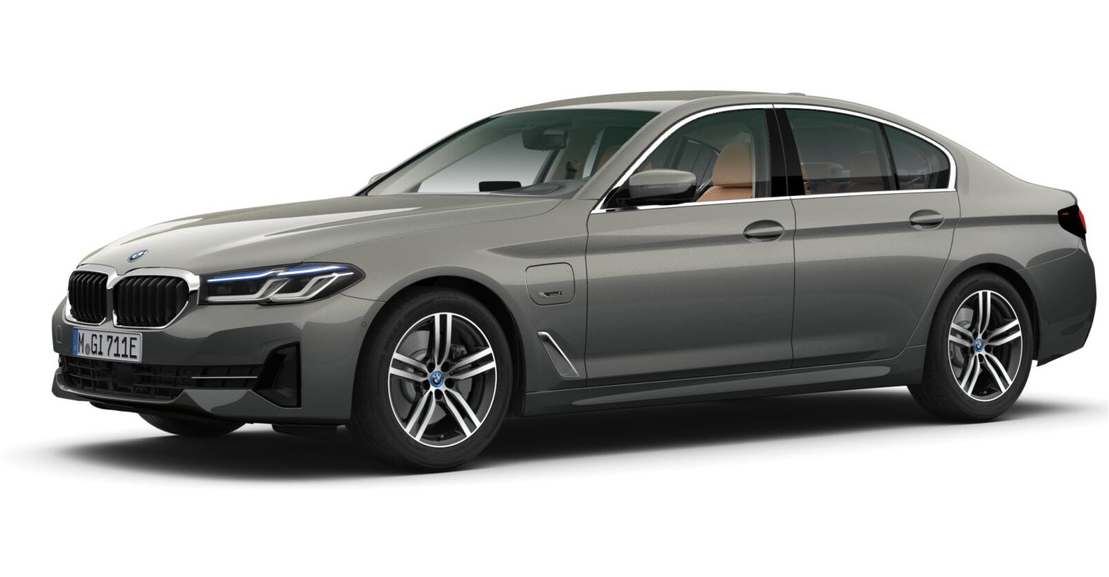 BMW BMW 5er in Grau von vorne BMW BMW 5er in Grau von vorne