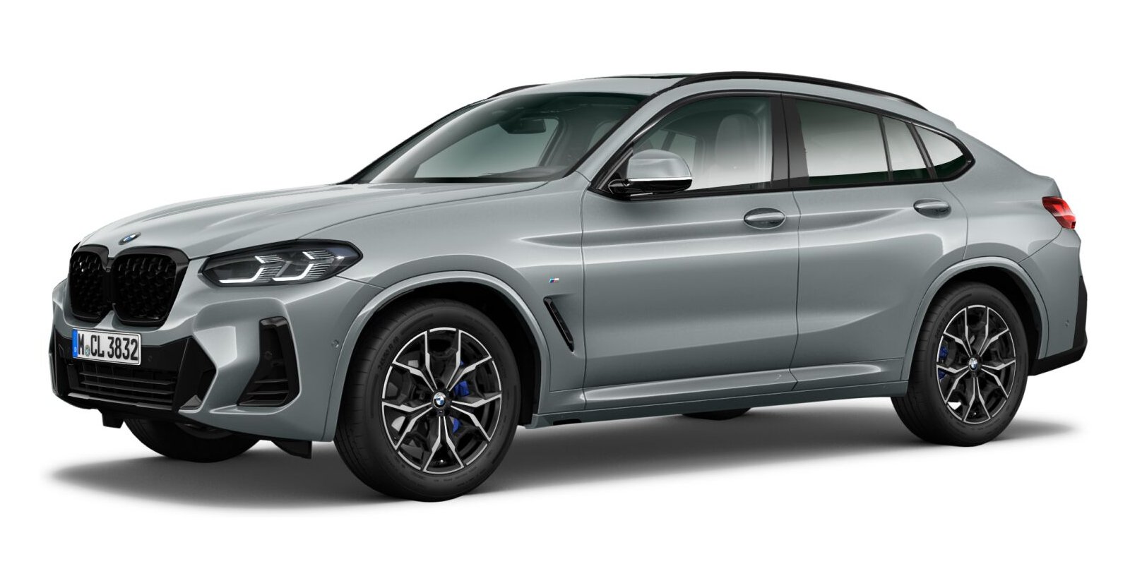 BMW X4 xDrive30d in Grau von vorne