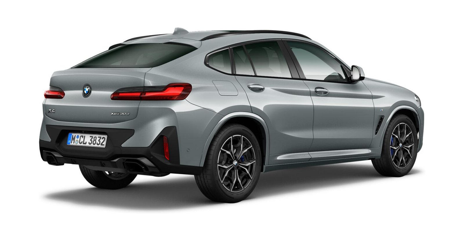 BMW BMW X in Grau von hinten BMW BMW X in Grau von hinten
