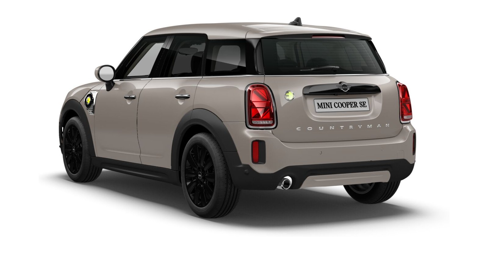 MINI MINI Countryman in Grau von hinten MINI MINI Countryman in Grau von hinten