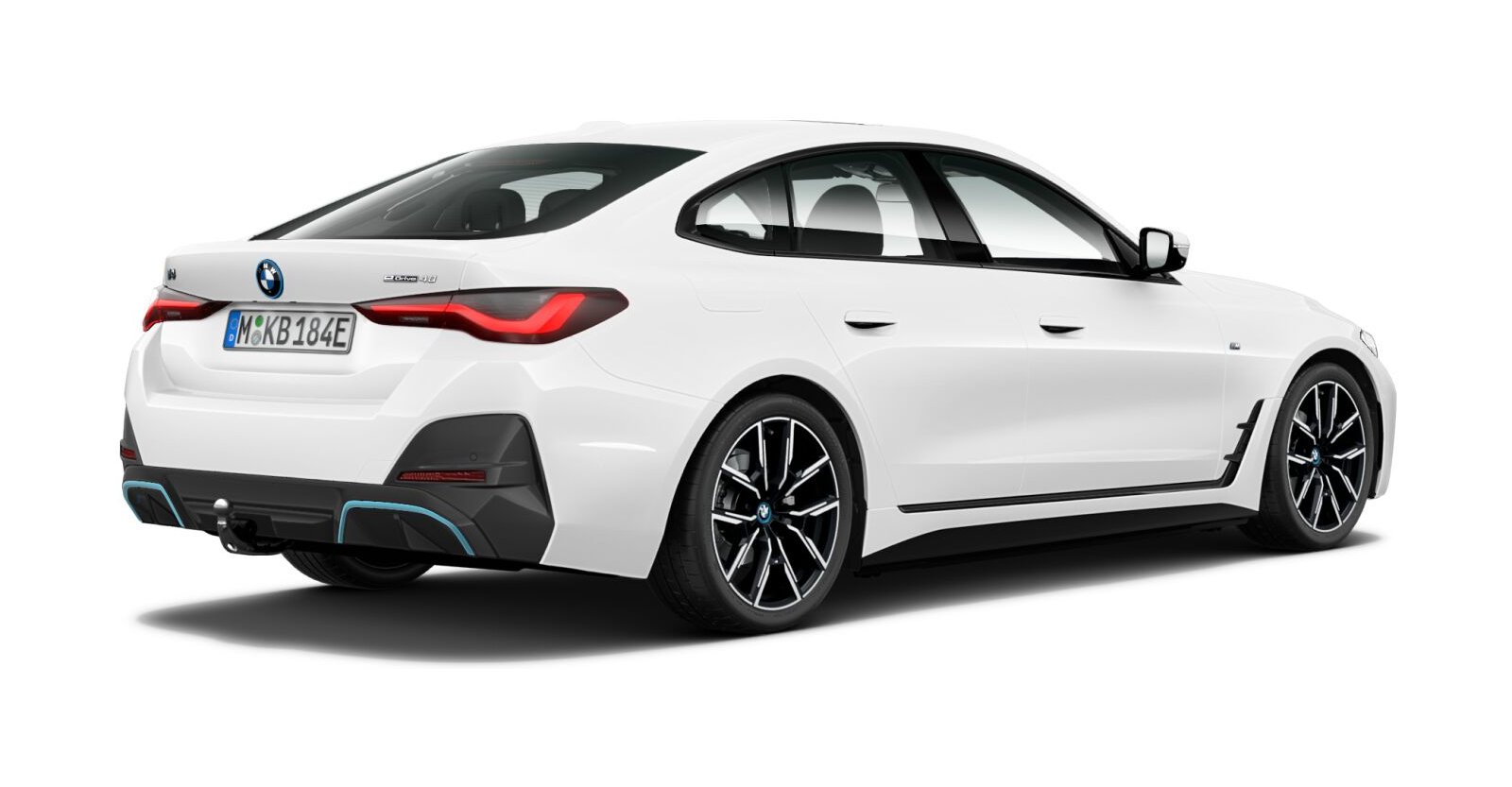 BMW BMW I in Weiß von hinten