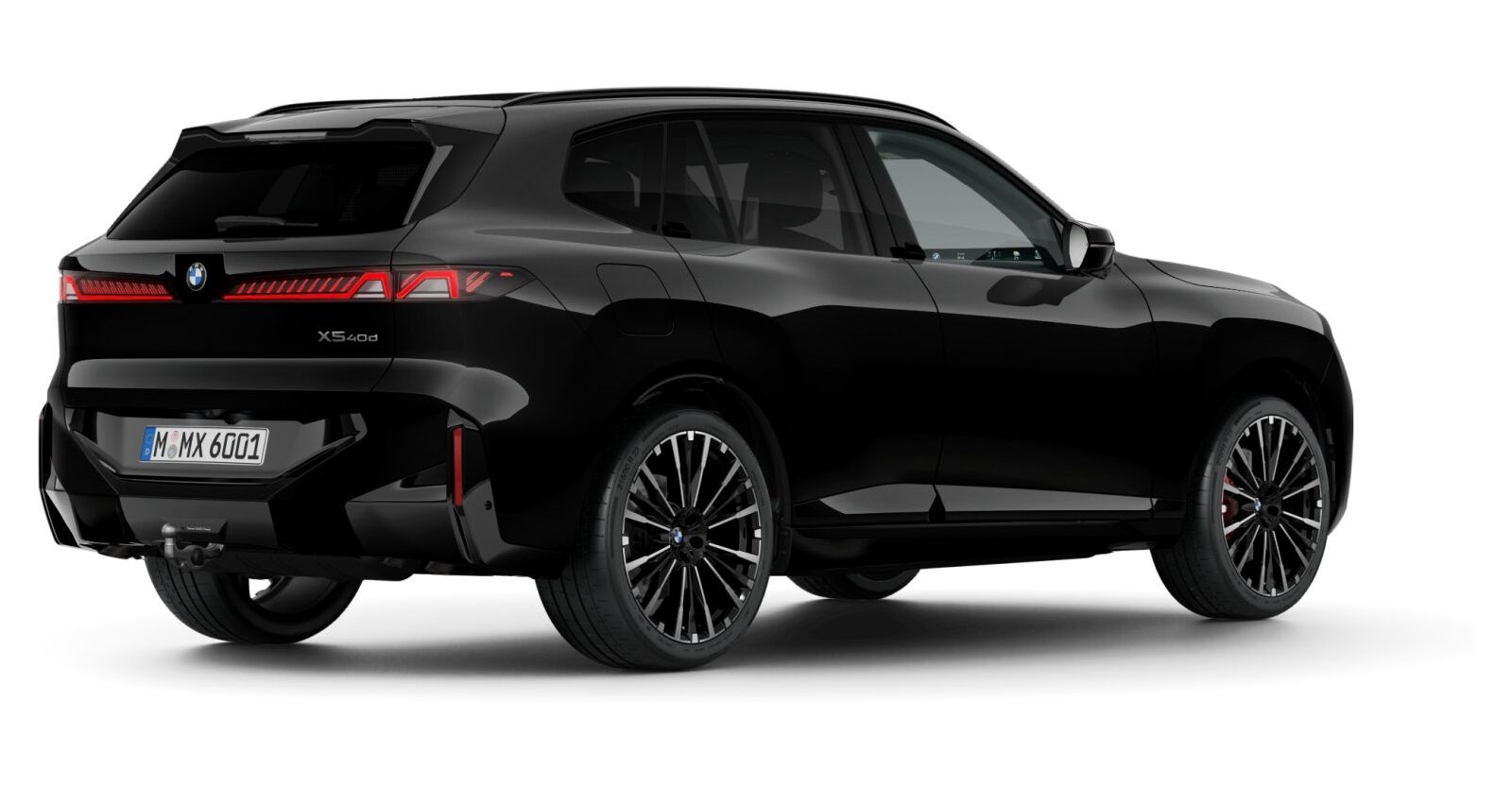 BMW BMW X in Schwarz von hinten BMW BMW X in Schwarz von hinten