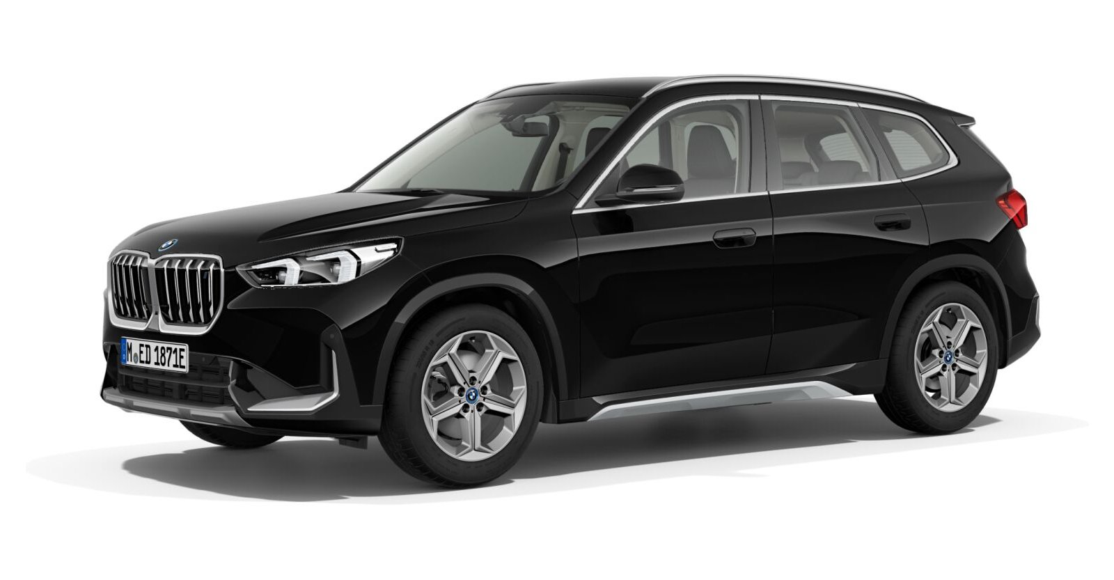 BMW BMW I in Schwarz von vorne BMW BMW I in Schwarz von vorne