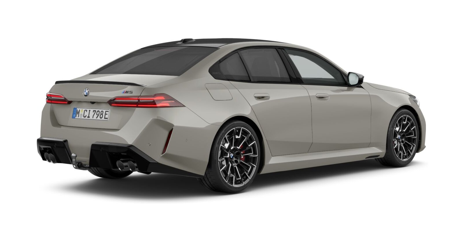 BMW BMW M in Grau von hinten
