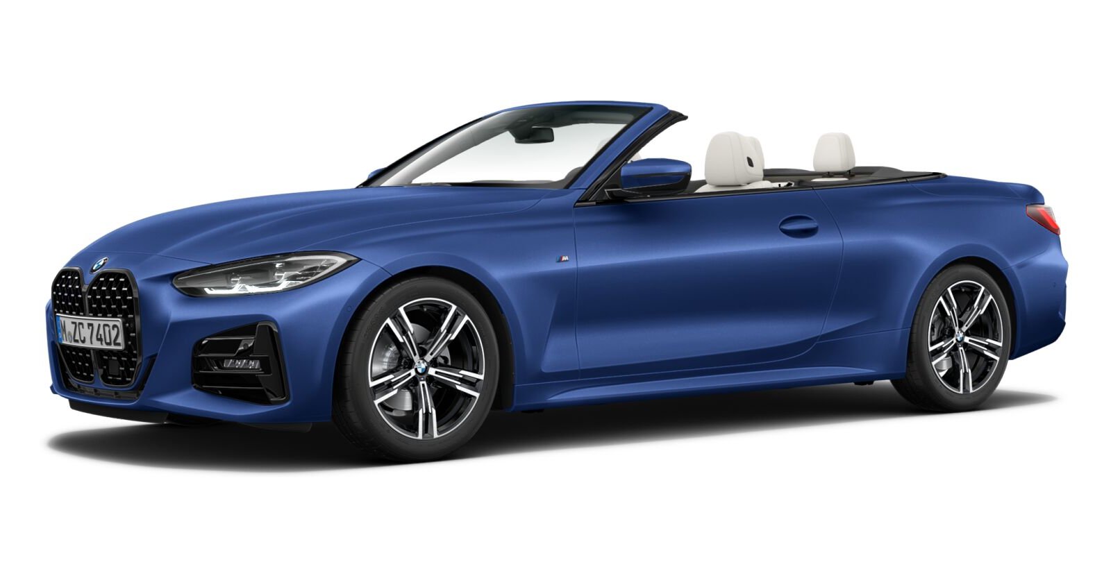 BMW BMW 4er in Blau von vorne BMW BMW 4er in Blau von vorne