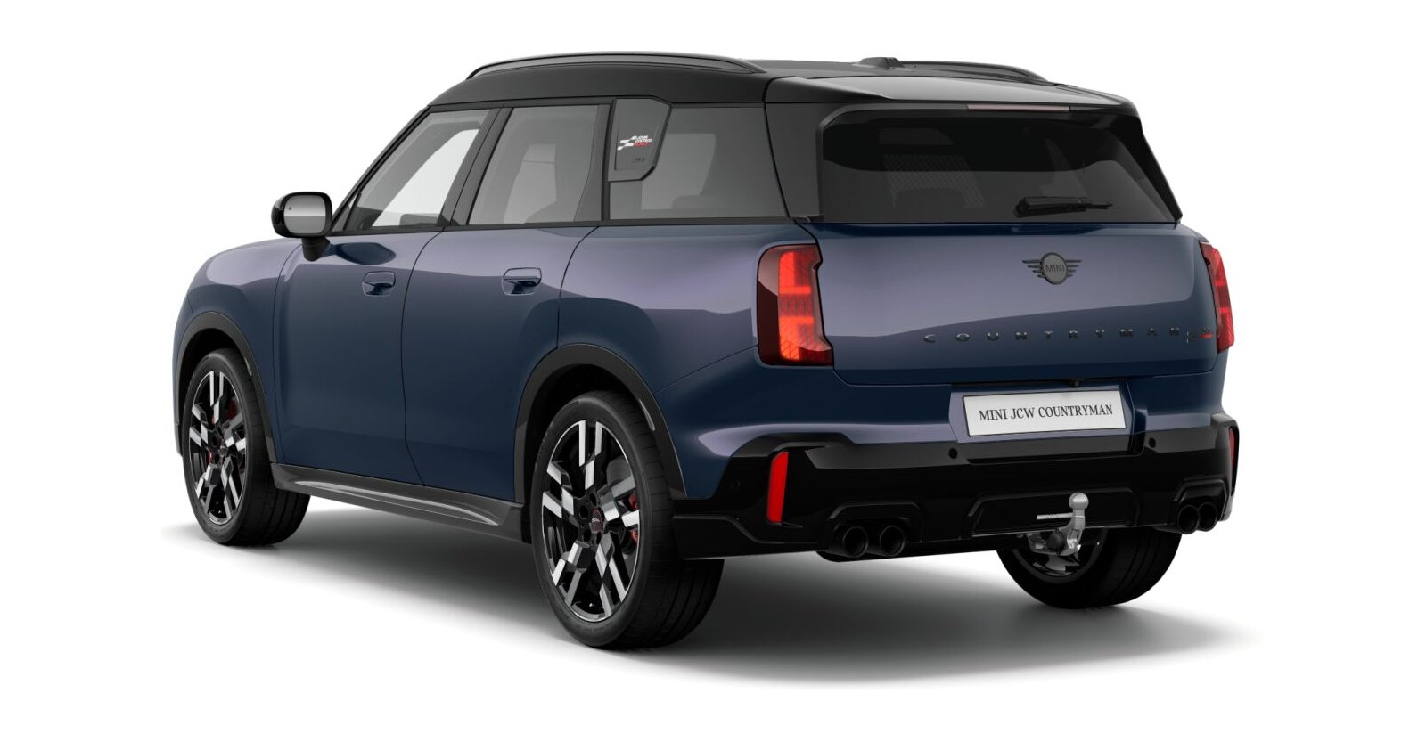 MINI MINI Countryman in Blau von hinten MINI MINI Countryman in Blau von hinten