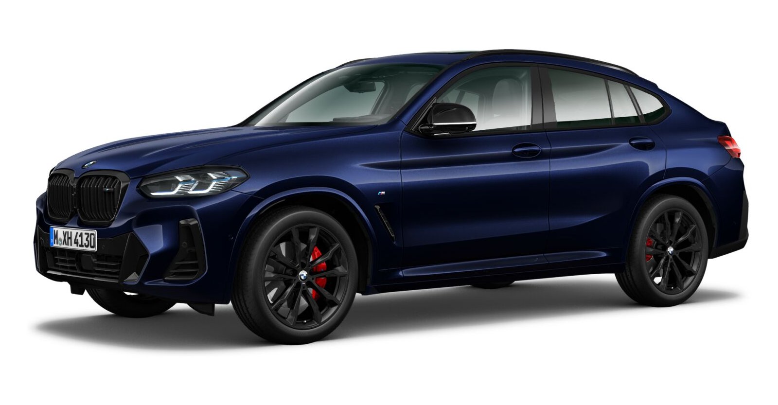 BMW BMW X in Blau von vorne BMW BMW X in Blau von vorne