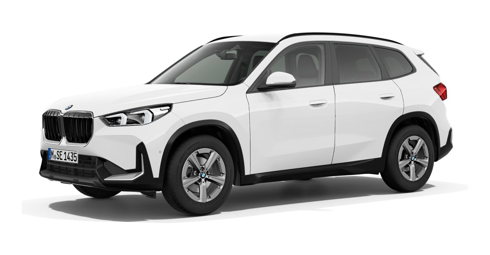 BMW X1 sDrive18d in Weiß von vorne BMW X1 sDrive18d in Weiß von vorne