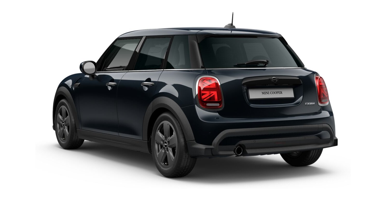 MINI MINI 5-Türer in Schwarz von hinten MINI MINI 5-Türer in Schwarz von hinten