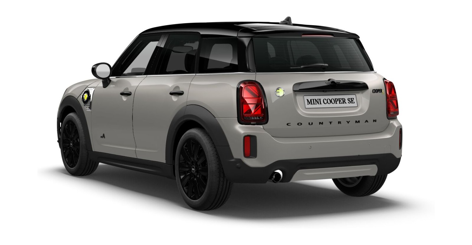 MINI MINI Countryman in Silber von hinten MINI MINI Countryman in Silber von hinten