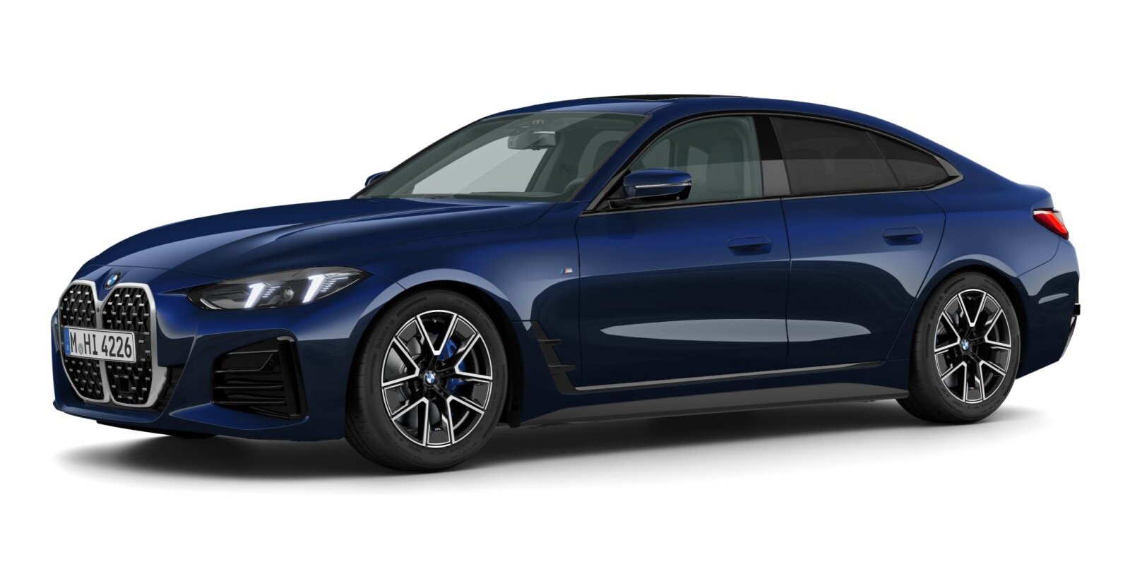 BMW BMW 4er in Blau von vorne BMW BMW 4er in Blau von vorne