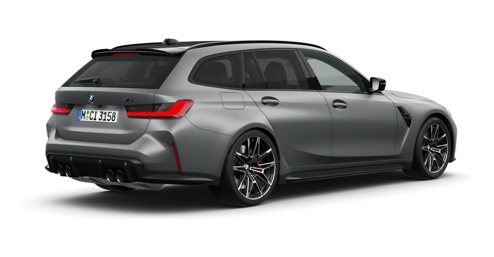 BMW BMW M in Grau von hinten