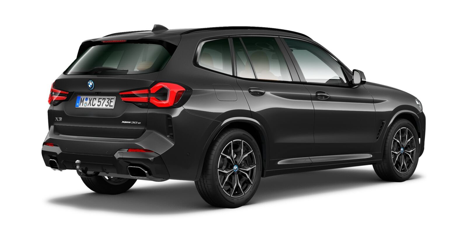 BMW BMW X in Grau von hinten BMW BMW X in Grau von hinten