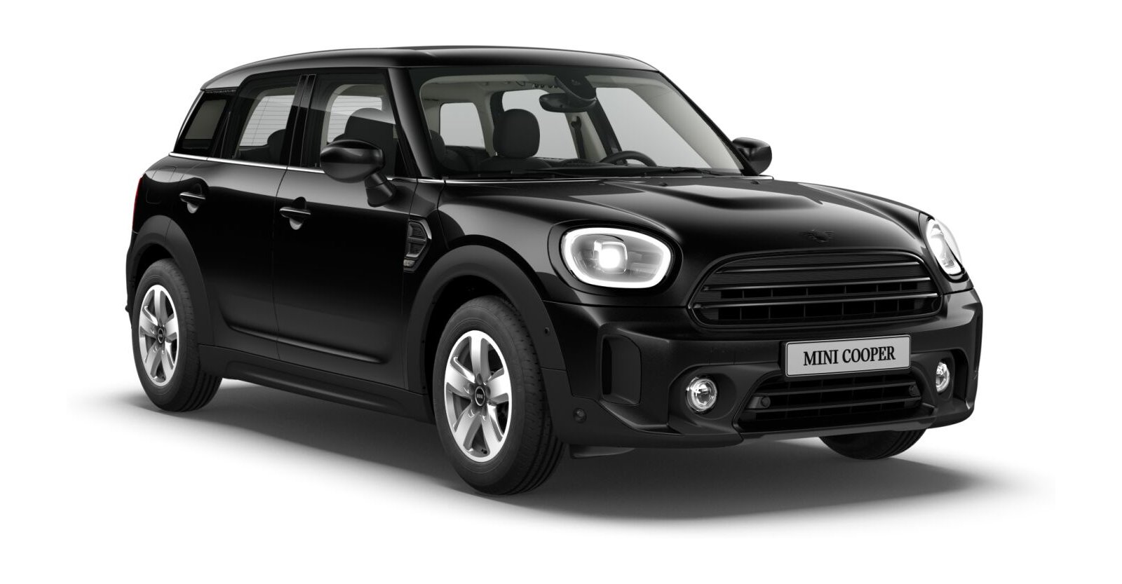 MINI MINI Countryman in Schwarz von vorne