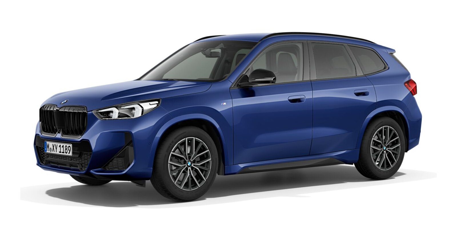 BMW X1 xDrive23d in Blau von vorne BMW X1 xDrive23d in Blau von vorne