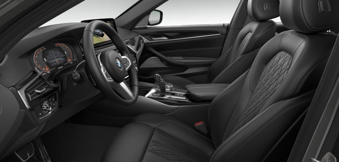 BMW BMW 5er im Innenraum seitlich