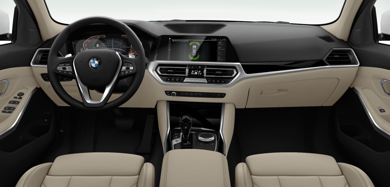 BMW BMW 3er im Innenraum von vorne BMW BMW 3er im Innenraum von vorne