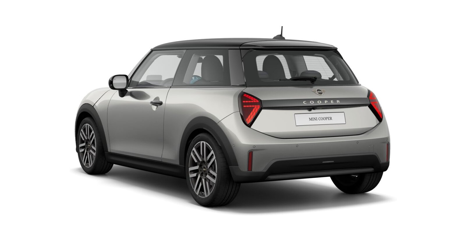 MINI MINI 3-Türer in Silber von hinten MINI MINI 3-Türer in Silber von hinten