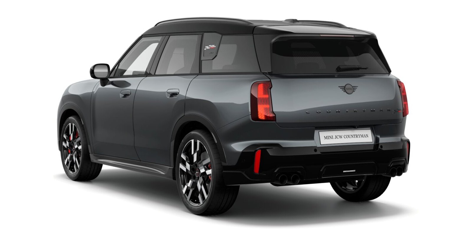 MINI MINI Countryman in Grau von hinten MINI MINI Countryman in Grau von hinten