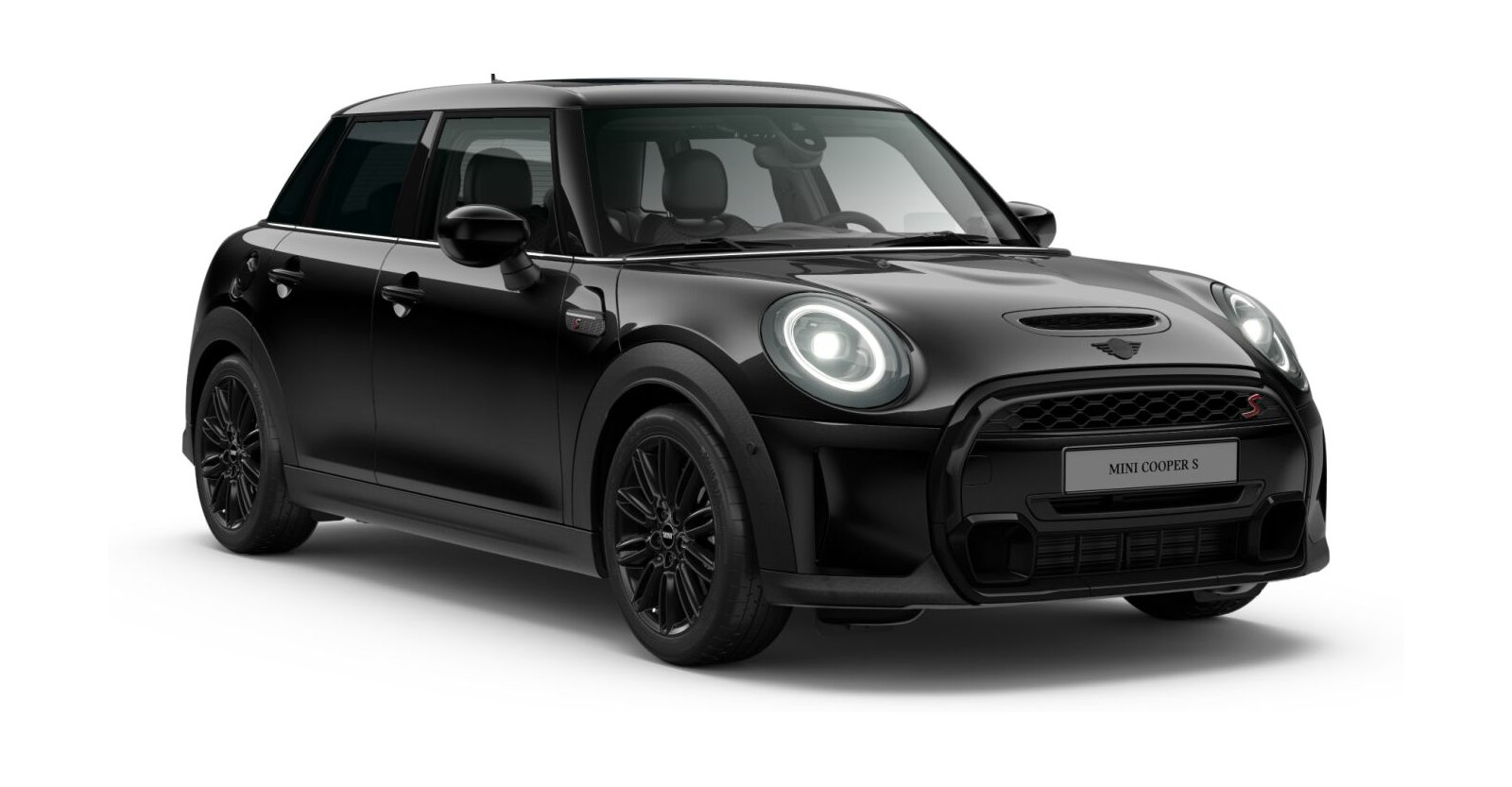 MINI MINI 5-Türer in Schwarz von vorne