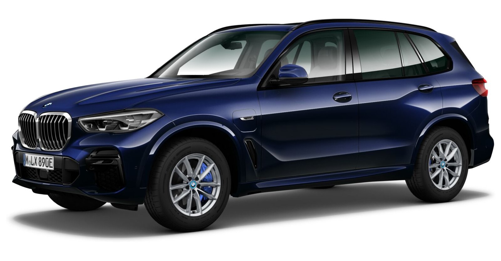 BMW BMW X in Blau von vorne BMW BMW X in Blau von vorne