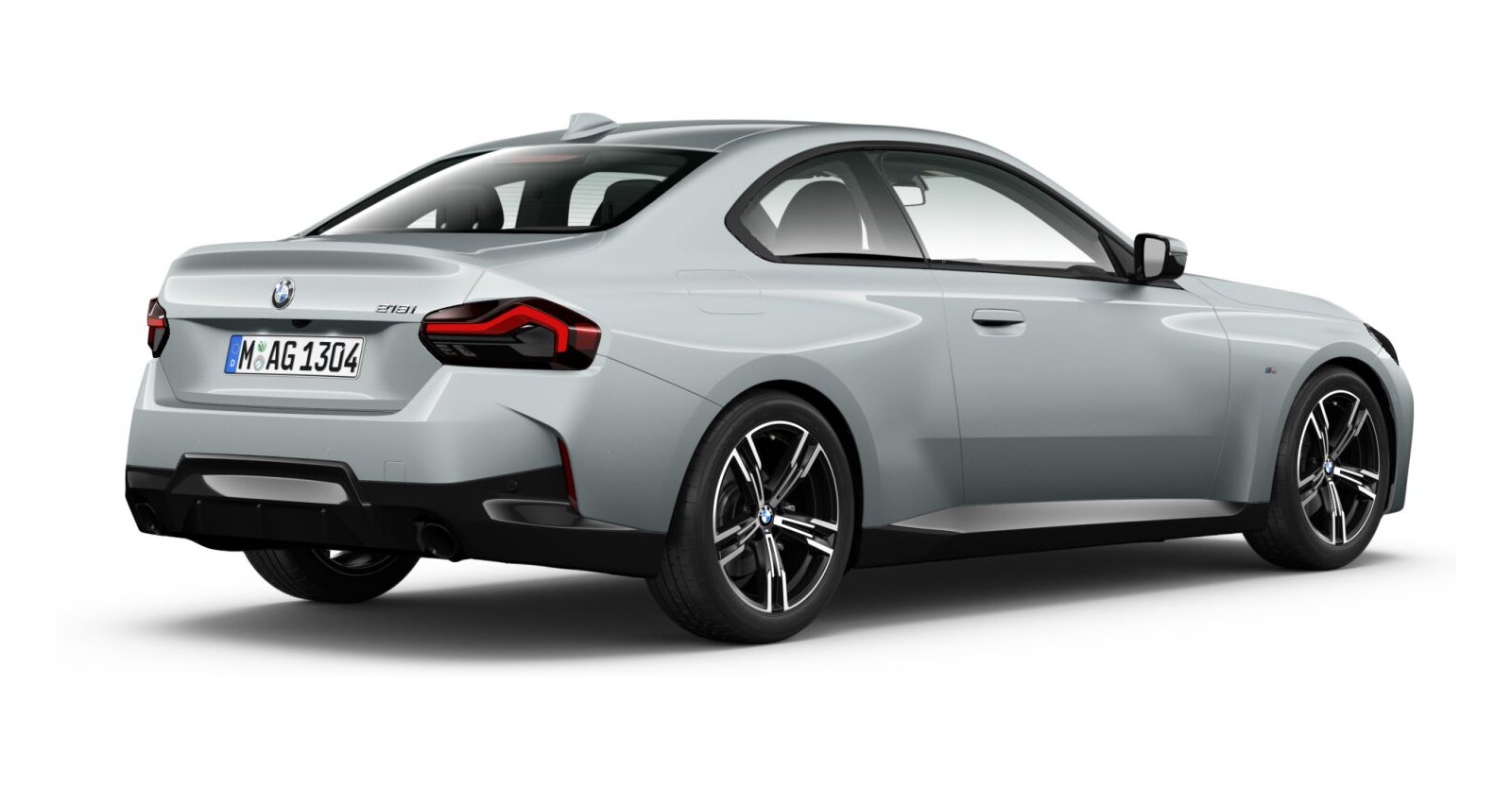 BMW BMW 2er in Grau von hinten BMW BMW 2er in Grau von hinten