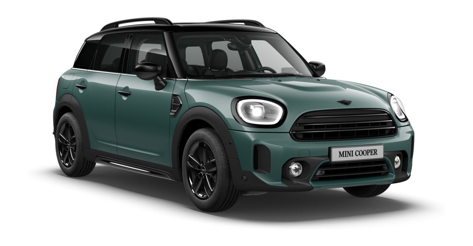 MINI Cooper Countryman in Grün von vorne MINI Cooper Countryman in Grün von vorne