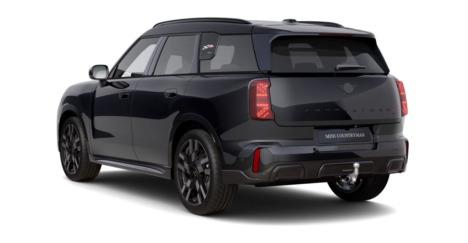 MINI MINI Countryman in Schwarz von hinten MINI MINI Countryman in Schwarz von hinten