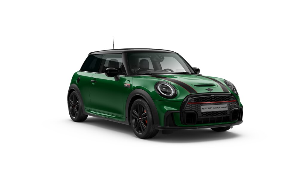 MINI MINI 3-Türer in Grün von vorne