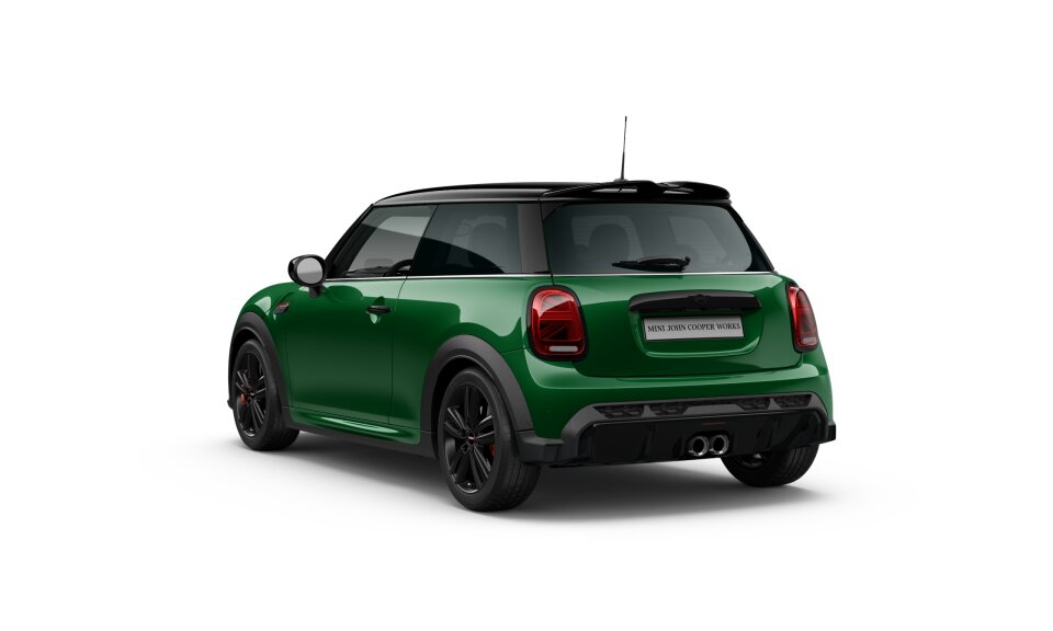MINI MINI 3-Türer in Grün von hinten