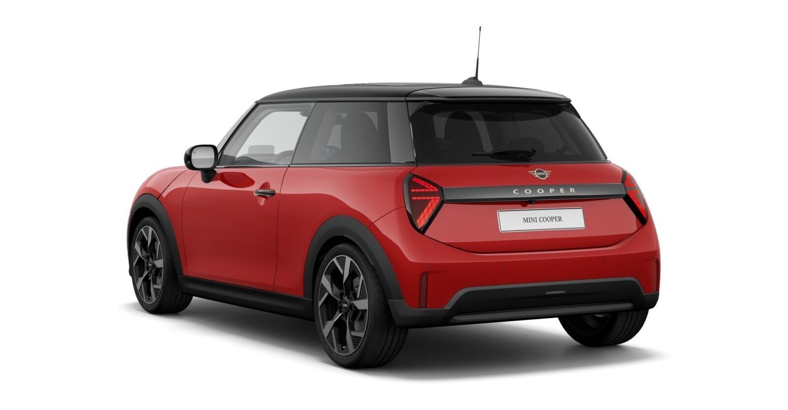 MINI MINI 3-Türer in Rot von hinten