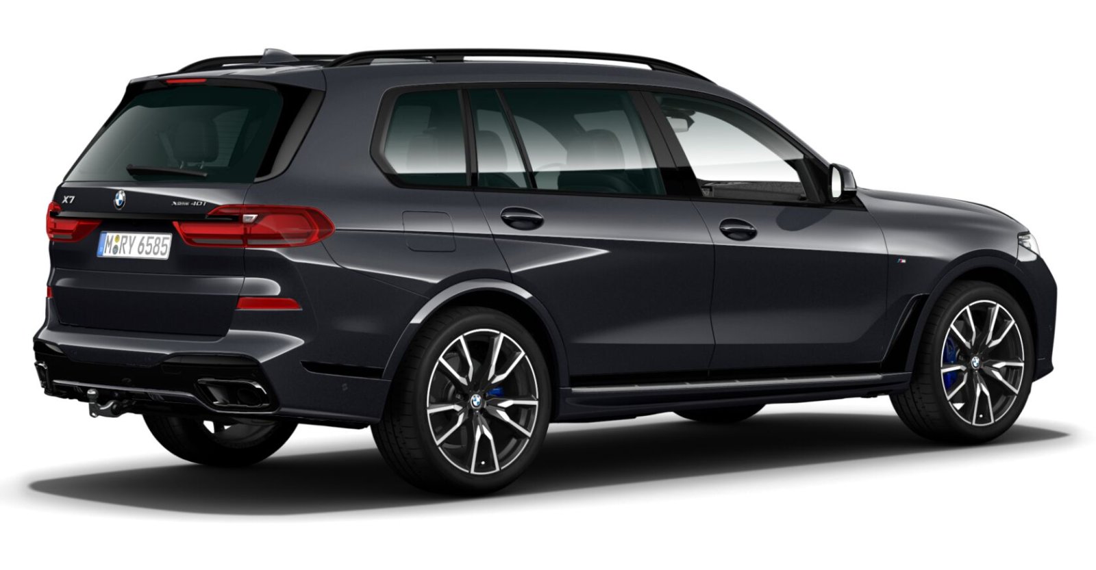 BMW BMW X in Grau von hinten BMW BMW X in Grau von hinten