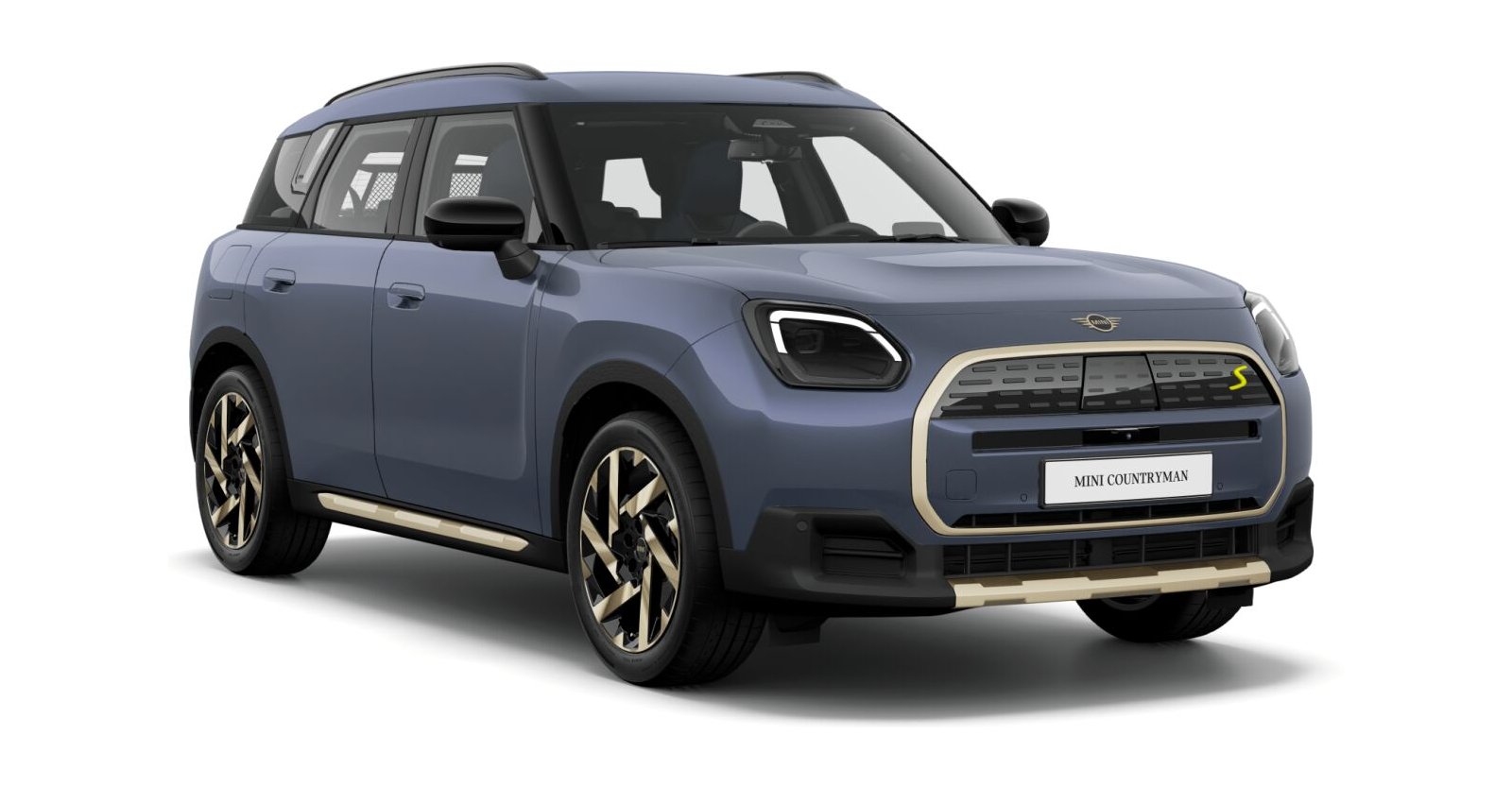 MINI MINI Countryman in Blau von vorne MINI MINI Countryman in Blau von vorne