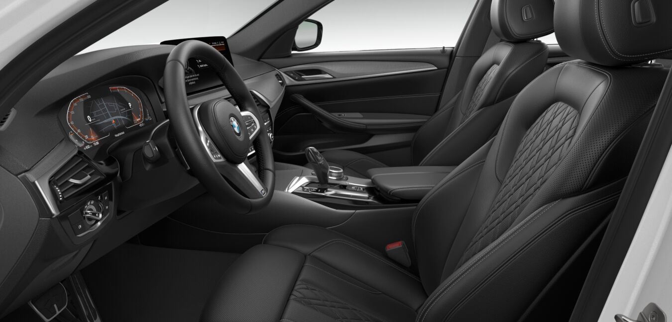 BMW BMW 5er im Innenraum seitlich