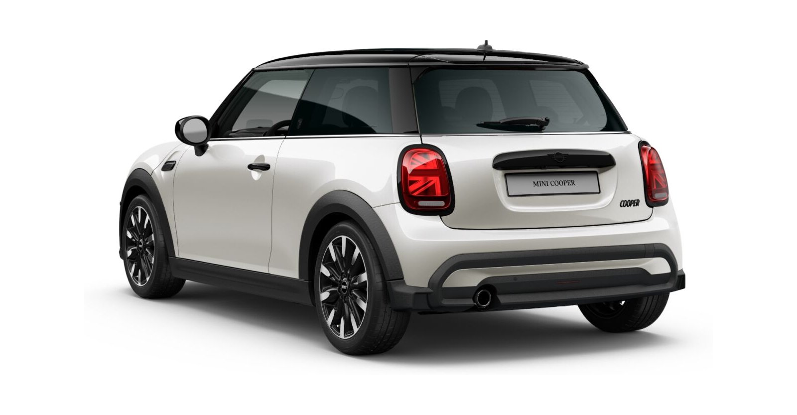 MINI MINI 3-Türer in Weiß von hinten MINI MINI 3-Türer in Weiß von hinten