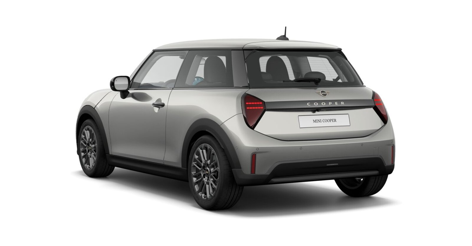 MINI MINI 3-Türer in Silber von hinten