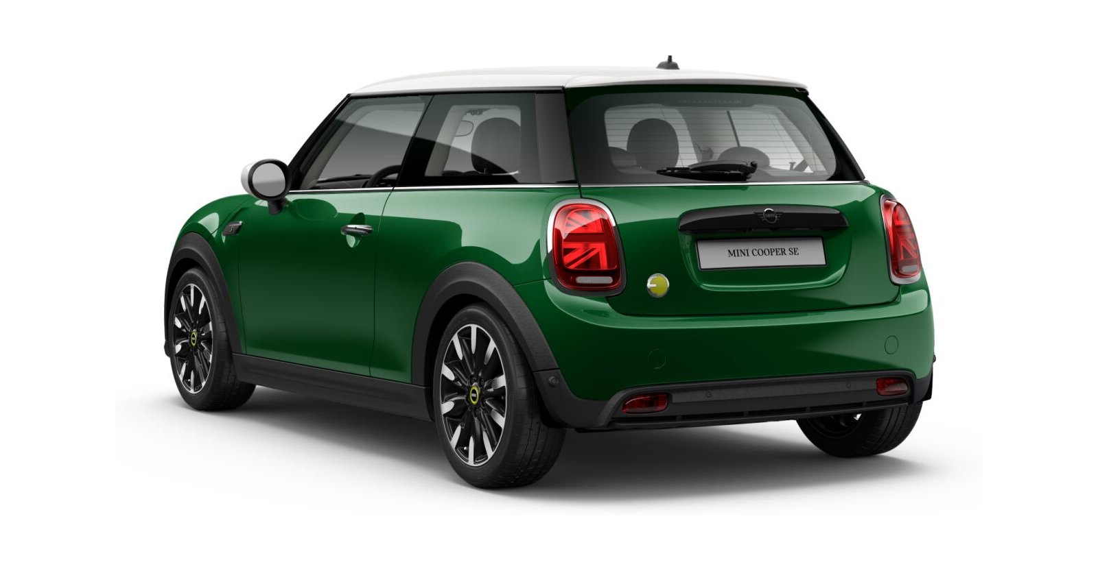 MINI MINI 3-Türer in Grün von hinten MINI MINI 3-Türer in Grün von hinten
