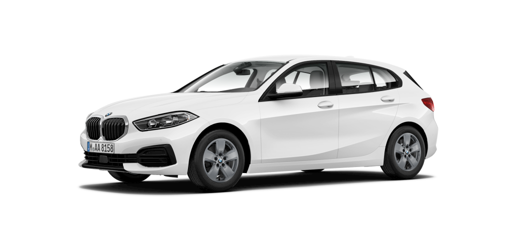 BMW BMW 1er in Weiß von vorne BMW BMW 1er in Weiß von vorne