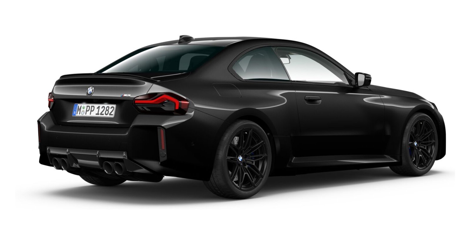 BMW BMW M in Schwarz von hinten BMW BMW M in Schwarz von hinten