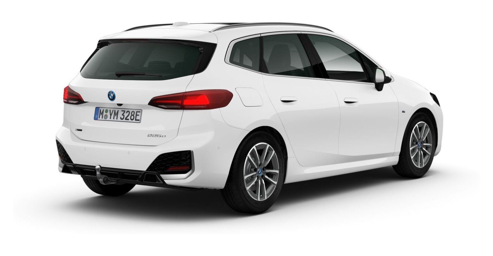 BMW BMW 2er in Weiß von hinten
